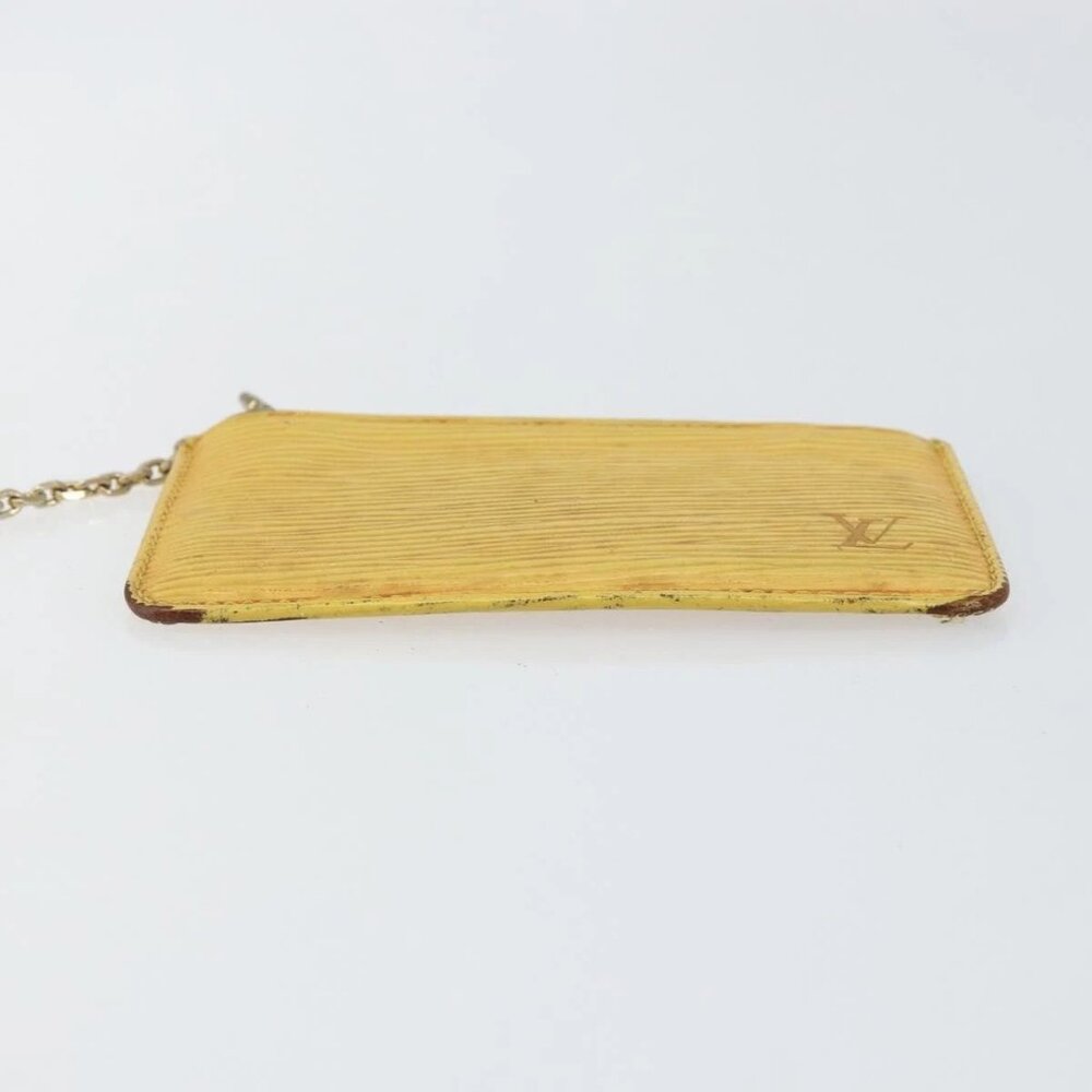 LOUIS VUITTON Epi Pochette Cles Coin Purse Yellow M63809 LV Auth 160898 - Picture 6 of 16